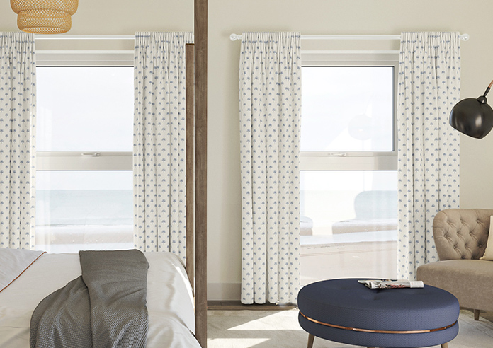 Hanalei, Sky Blue - Made to Measure Curtains - Image 3